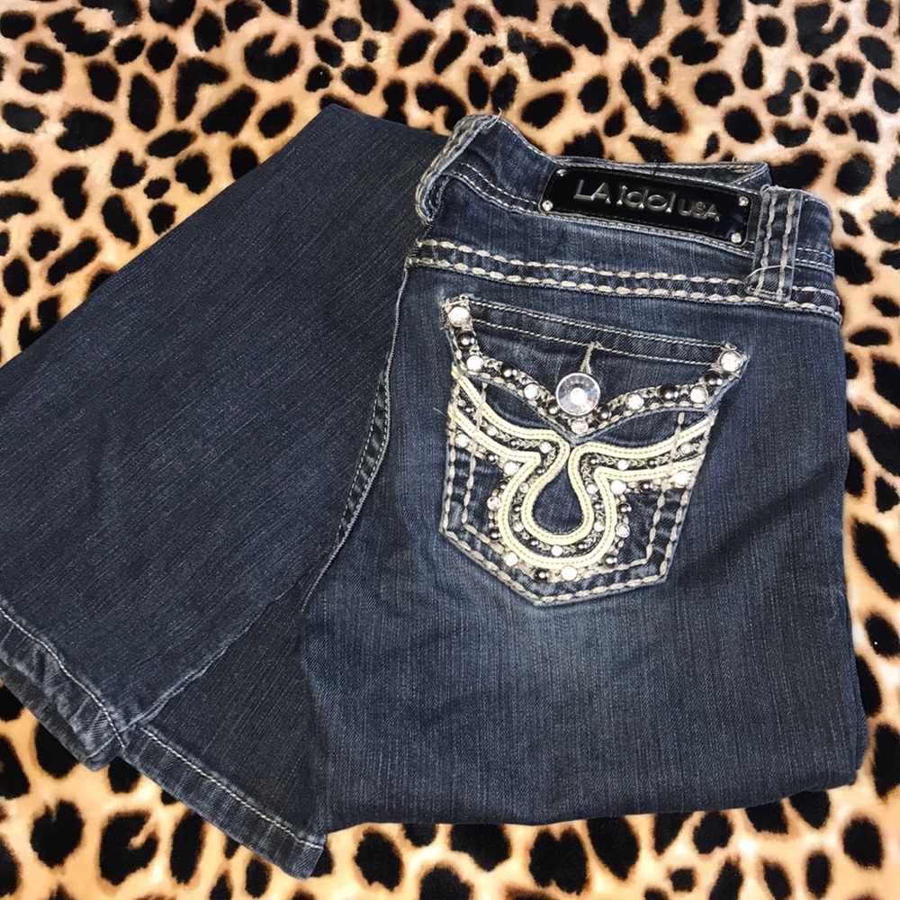 😍LA Idol bling jeans! Size 3